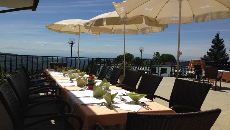 Terrasse, © Hotel des Glücks Terrasse, © Hotel des Glücks