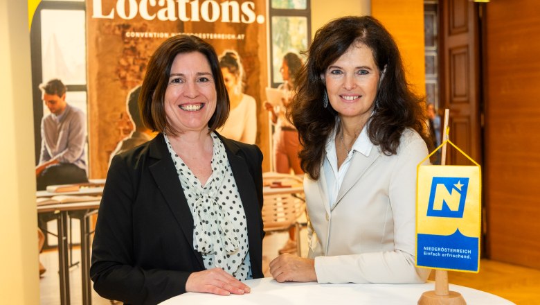 Maria Luise Fr&ouml;ch, Edith Mader - Convention Bureau Nieder&ouml;sterreich, &copy; Christian Husar