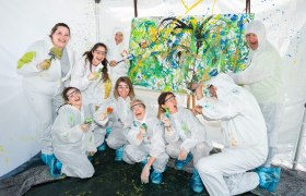 TEAMbuilder, Actionpainting Workshop, © TEAMbuilder