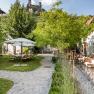 Weingut Nigl Innenhof mit Burgblick, &copy; Weingut Nigl GmbH
