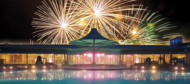 Silvester in der Therme Laa, © Therme Laa