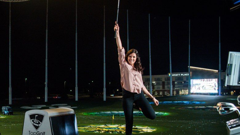Topgolf Wien, Abschlag, © Topgolf Wien