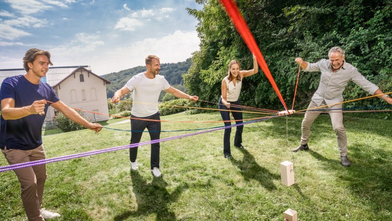 Refugium Hochstrass, Teambuilding im Gr&uuml;nen, &copy; Andreas Balon