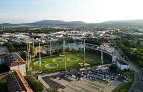 Topgolf Wien, Luftansicht, &copy; Topgolf Wien